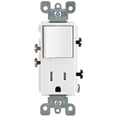 thumbnail image 1 of Enchufe Leviton Decora, 15 A, 125 V, color blanco, 1 of 3