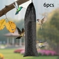 thumbnail image 6 of 6 Pieces Wild Finch Feeding Thistle Sock Bird Feeder Sturdy Washable Fabric for Backyard Garden Outdoor, 6 of 9