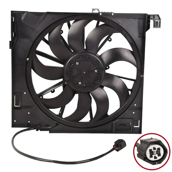 Radiator Cooling Fan Assembly Fits Jaguar XJ XJR XF XFR 2010-2019 C2D38737