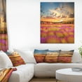 thumbnail image 1 of Majestic Lavender Field At Sunset - Floral Canvas Art Print, 1 of 3