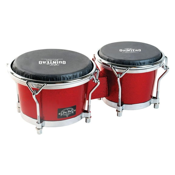 Gon Bops Roberto Quintero Signature Bongos 7 and 8.5 in. Red Sparkle