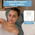 thumbnail image 2 of Unique Bargains Bath Pillows for Tub Bath Tub Pillows for Head and Neck with Soft Air Mesh Fabric Gray, 2 of 7