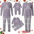 thumbnail image 5 of Shadoumai Matching Family Christmas Pajamas For Couples, Xmas Tree Print Tops Long Sleeve Holiday Sleepwear Sets For Mom Dad Fall Clothes, 5 of 6