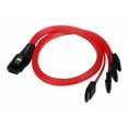 thumbnail image 1 of StarTech.com 50cm SFF-8087 to 4x SATA - Internal Mini SAS to SATA Reverse Cable - Internal Mini SAS to SATA (SAS8087S4R50) - SATA / SAS Câble - Série ATA 150/300/600 - 4 Voies - SATA (R) à 36 Broches 4i Mini MultiLane (P) - 1,6 Pi - Verrouillé - Rouge, 1 of 3