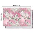 thumbnail image 6 of Pioneer Flower Floral Print Pattern Summer Placemats Table Placemats Set Of 4-Linen Kitchen Washable Placemats Table Mats 12x18 Inch Non-Slip Heat Resistant, 6 of 6