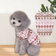 thumbnail image 4 of CSChome Geometric Print Pet Vest Pets Clothes with Towing Ring Soft Breathable Fine Workmanship Comfortable Photograph Prop Polyester Geometric Print Pet T-shirt, 4 of 7