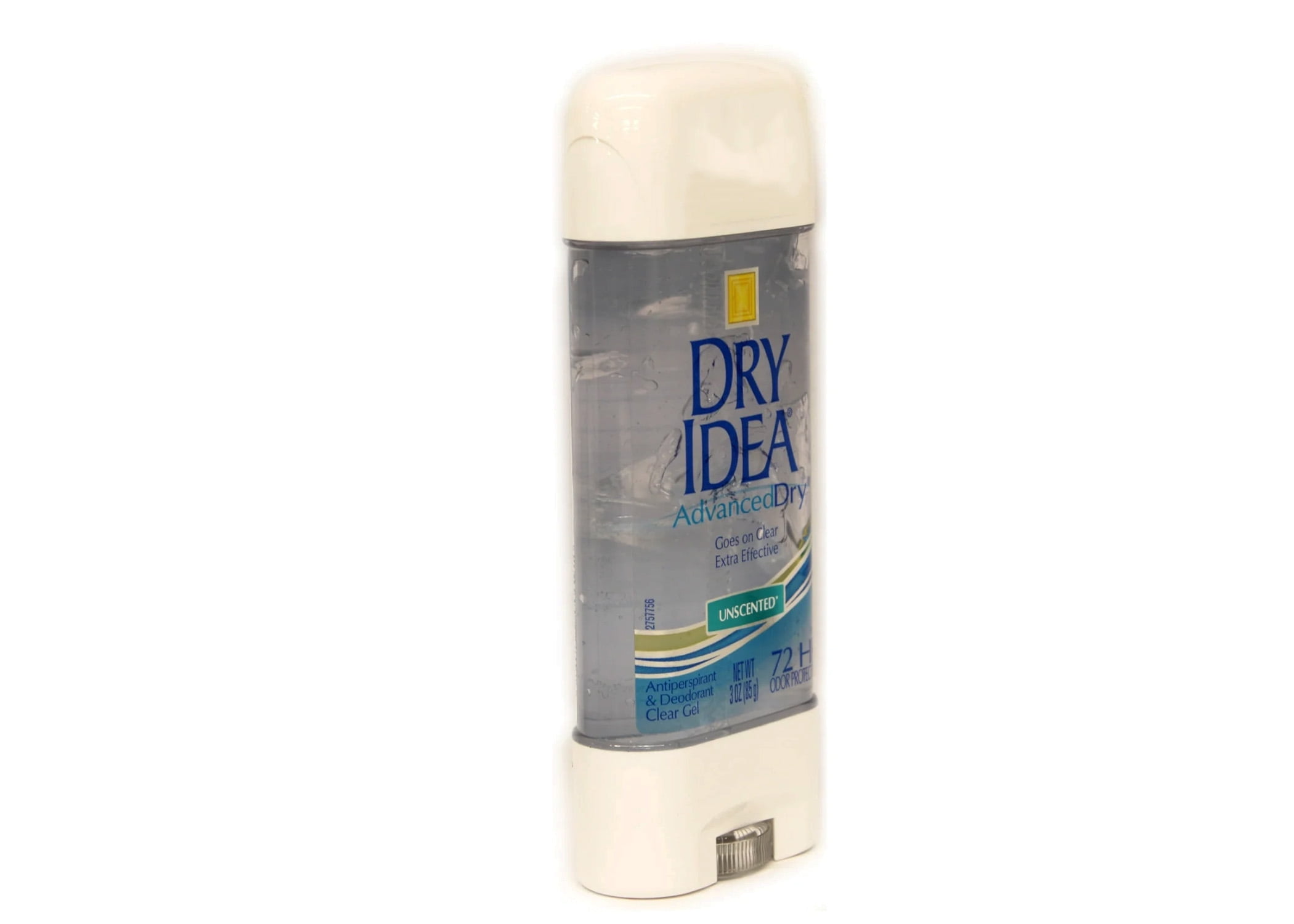 Dry Idea Antiperspirant & Deodorant Clear Gel, 72 HR Odor Protection, Unscented, 3 OZ - 6 Pack