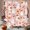 White Orange Pink, variant on Spooky Funny Cute Ghost Pumpkin Alchemy Gothic Witchcraft Magic Shower Curtain – Fabric Bathroom Decor Set 72x84 inch