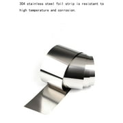 304 Stainless Steel Foils Strips Industrial Raw 0.2mm x 10mm x 3 m