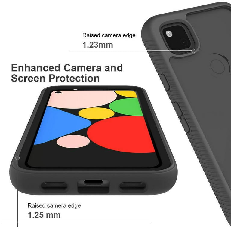 AMZER Google Pixel 4a Rugged Armor Hybrid Case, Heavy Duty