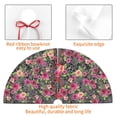 thumbnail image 4 of Sikiie Rose Mix Leopard 30-48 inches {designName} Print Christmas Tree Skirt Snowman Xmas Tree Skirt with Edge Christmas Decorations for Holiday Party30", 4 of 7