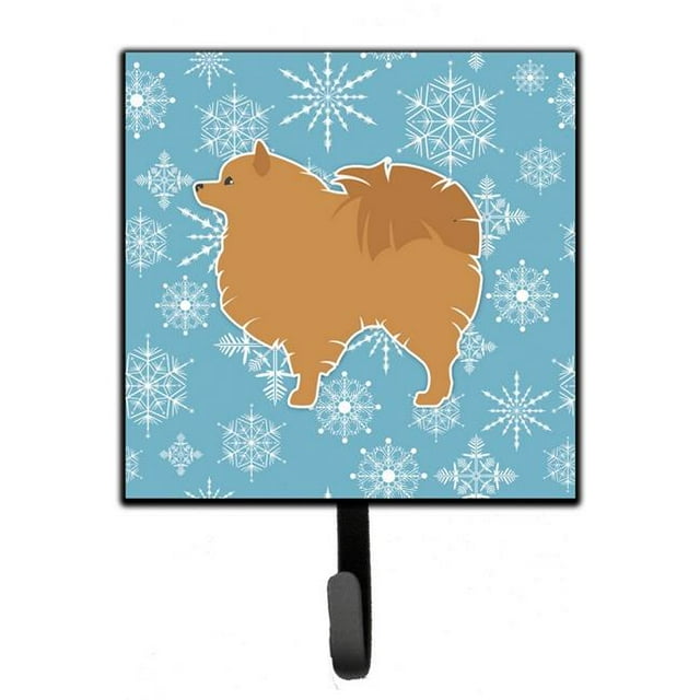 Winter Snowflake Pomeranian Leash or Key Holder