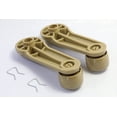 thumbnail image 2 of Performance PFM-657848 Beige w/Chrome Knob Window Crank Handles Pair for Various Nissan Truck and SUVS, 2 of 2