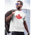 thumbnail image 2 of Canadian Flag T-Shirt Canada Pride Maple Leaf Vintage Graphic Tee Top, 2 of 9