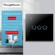 thumbnail image 5 of Tuya Wifi Smart Switch Touch Light Switch Zero Fire Line 3 Switch, 5 of 5
