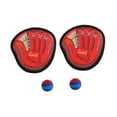 thumbnail image 3 of Juguete de playa para lanzar y jugar, ideal para el desarrollo de béisbol, para jugar en el patio, en la piscina, con guantes, 2 paletas y 2 pelotas a, 3 of 9
