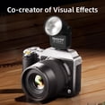 thumbnail image 5 of Desiontal F02/F03  Mini Camera Flash, GN8 Speedlight with 97 CRI, Type-C Rechargeable, 300mAh, 49g Ultra-Compact for Mirrorless Cameras, 5 of 13