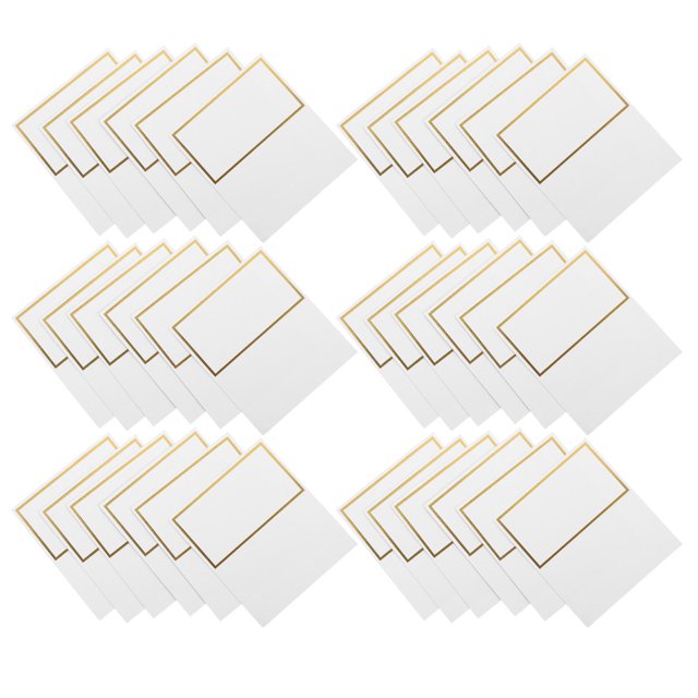 unbranded 100Ud Tarjetas Para Organización De Asientos Con Detalle Dorado Para Bodas Y Reuniones En El Hogar