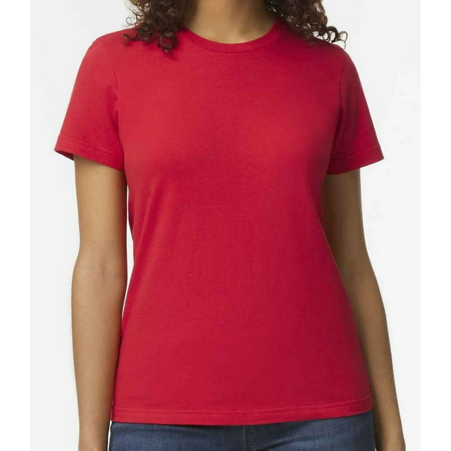 Gildan T-Shirt Doux de Poids Moyen pour Femmes