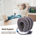 thumbnail image 3 of Tractor de apoyo para el cuello Ndcxsfigh retractor de vértebra inflable de aire 3 capas gris, 3 of 9