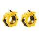 thumbnail image 1 of Abrazadera de metal 2 pulgadas para barra olimpica Amarillo GYMKER Abrazadera seguro para barra olímpica, 1 of 5