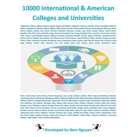 10000 International and American Colleges and Universities -