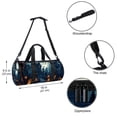 thumbnail image 5 of Cemetery Gym Bags, Travel Tote, Sports Bag, Yoga Bag - 17.7 Inches Size with Interior Zipper Pocket - Large Capacity, 5 of 6