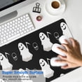 thumbnail image 4 of Long Mouse Pads for Desk,Halloween Ghosts and Skulls Desk Mats on Top Of Desks, Desk Mouse Pad Extra Large with 3mm Non-Slip Base and Stitched Edge for Gaming,Office,Work,Home 31.5"x11.8", 4 of 6