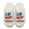 thumbnail image 2 of Unisex ISlide DK Metcalf Cream Ole Miss Rebels Collage Motive Slide Sandals, 2 of 5