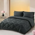 thumbnail image 2 of Vccoem Queen Comforter Sets Bed in a Bag with 7 Piece for All Seasons Bedding Comforter Sets Perfect for Bedroom Decor, Dark Gray, 2 of 8