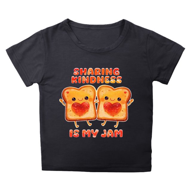 TZEWGL Cute Shirt For Girl Graphic Printing Round Neck Short Sleeve Boy Top For Kids size 8-9T