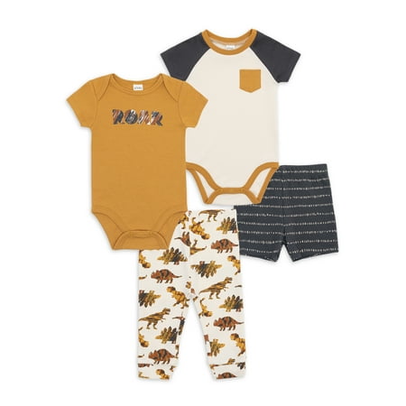 

Petit Lem Baby Boy Outfit Set 4-Piece Sizes 3M-24M