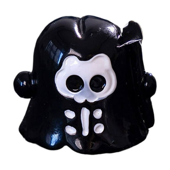 ZTTD 1 Pc Luminous Mini Resin Ghost Cute Miniature Ghost Figurines Glow in The Dark Resin Figures Small Monster Garden Decor Micro Miniature Statue for Outdoor House Landscape Party