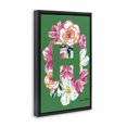 thumbnail image 3 of Stupell Industries Bohemian Floral Bloom Letter H Black Floating Frame Canvas Art, 17 x 25, by Hannah Byatt, 3 of 8