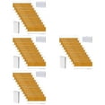 thumbnail image 6 of 4 Pieces Clear Shelf Dividers Removable Labels for Storage Bins Bookshelf, 6 of 8
