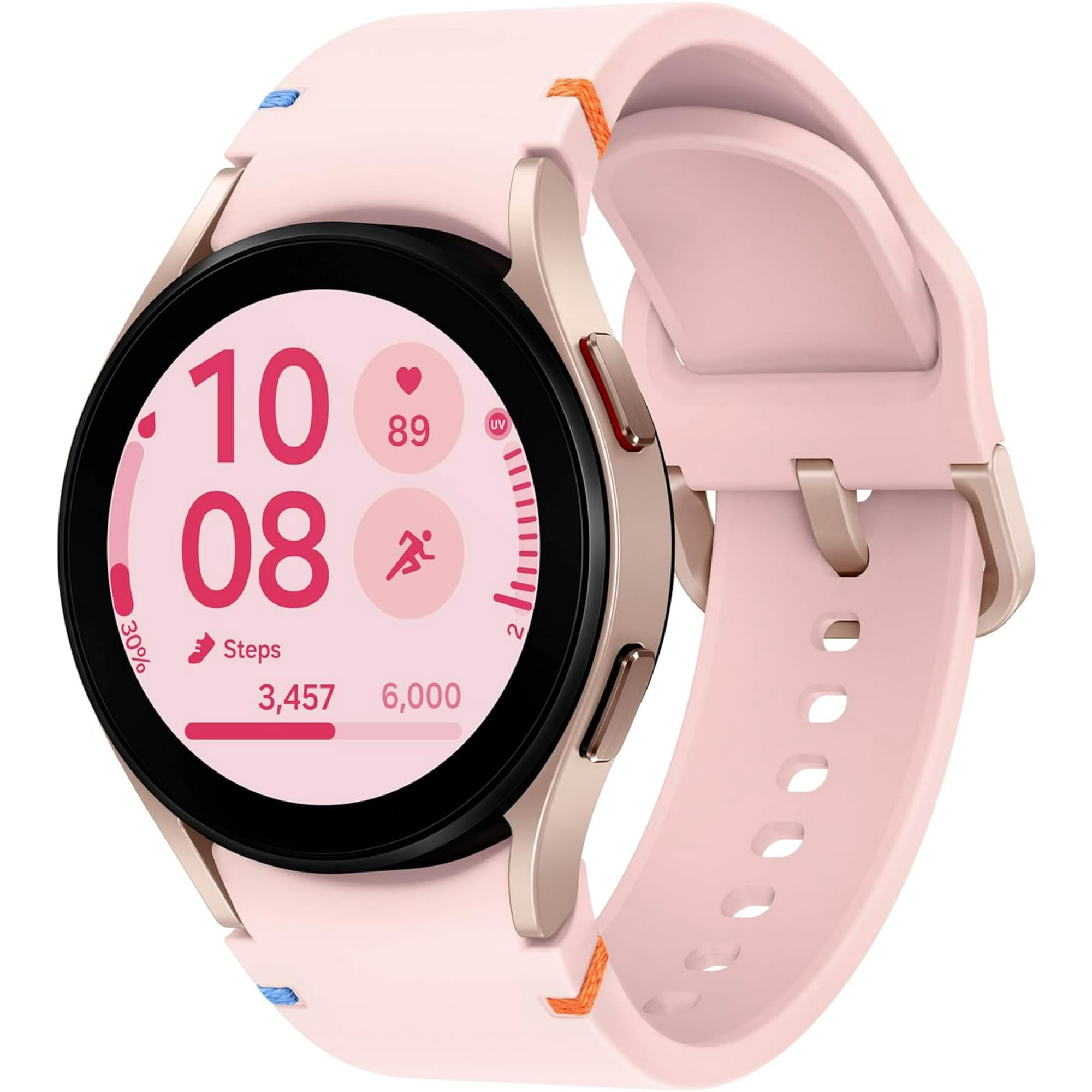 (Open Box) Samsung, Galaxy Watch FE, Smartwatch , (GPS) 40mm with Heart Rate Monitor, Pink Gold, 1, 1