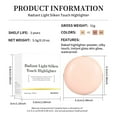 thumbnail image 4 of Baked Highlighting Blush, Ultra-Fine & Smooth, Soft Pinch Glitter Powder Blush, Natural Finish - Buildable Color, Long Last Natural Complexion, Shape, Contour & Highlight For All Skin Tones, 4 of 7