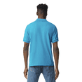 thumbnail image 4 of Gildan - Hammer Pique Polo, Classic Fit, Moisture-Wicking Comfortable Polo Shirt, Sapphire, S, 4 of 5