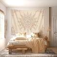 thumbnail image 2 of Gojian Floral Tapestry Wall Hanging Cute,Boho Wall Tapestry for Bedroom Aesthetic,Mandala Living Room Decor for Teen Girls, 2 of 6