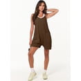 thumbnail image 3 of ANRABESS Summer Jumpsuits for Women 2026 Casual Adjustable Spaghetti Strap Rompers for Women Outfits Sleeveless Loose Shorts Overalls with Pockets Coffee L, 3 of 9