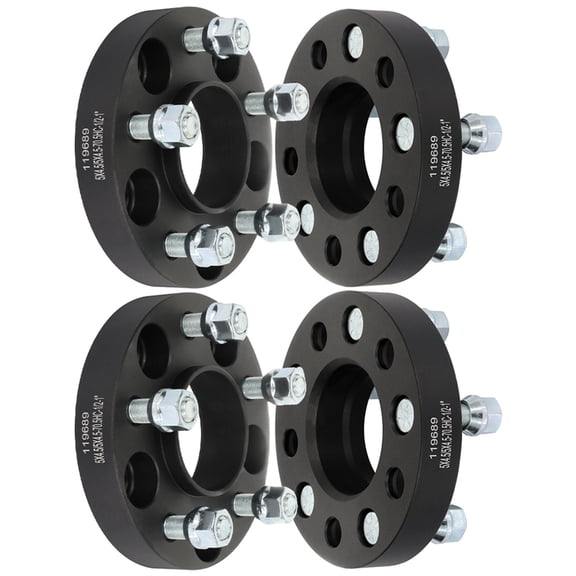 ECCPP fit for 1991-2010 for Ford Explorer 5x4.5 1 inch Wheel Spacers 5 Lug 5x4.5 to 5x4.5 1/2" Studs 70.5mm hub