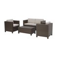 thumbnail image 1 of Puerta Wicker 4 Piece Patio Conversation Set and Cover, 1 of 11