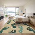 thumbnail image 3 of ODIKA 5'x7' Machine Washable Non-Slip Area Rug, Graphic Beige High Traffic Rug, Beige, 1163435, 3 of 7