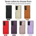 thumbnail image 5 of ELEHOLD Slim Faux Leather Case for Samsung Galaxy Z Fold 4, PU Leather Card Holder Flip Stand Shockproof Wallet Case With Front Tempered Glass for Samsung Galaxy Z Fold 4,Purple, 5 of 10