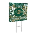 thumbnail image 3 of Charlotte 49ers 24" x 18" Happy Holidays Christmas Outdoor Staked Yard Sign, 3 of 5