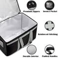 thumbnail image 3 of DERABY Insulated Delivery Bag Carrier XXXL 23"x15"x14" Commercial Grade, 3 of 6