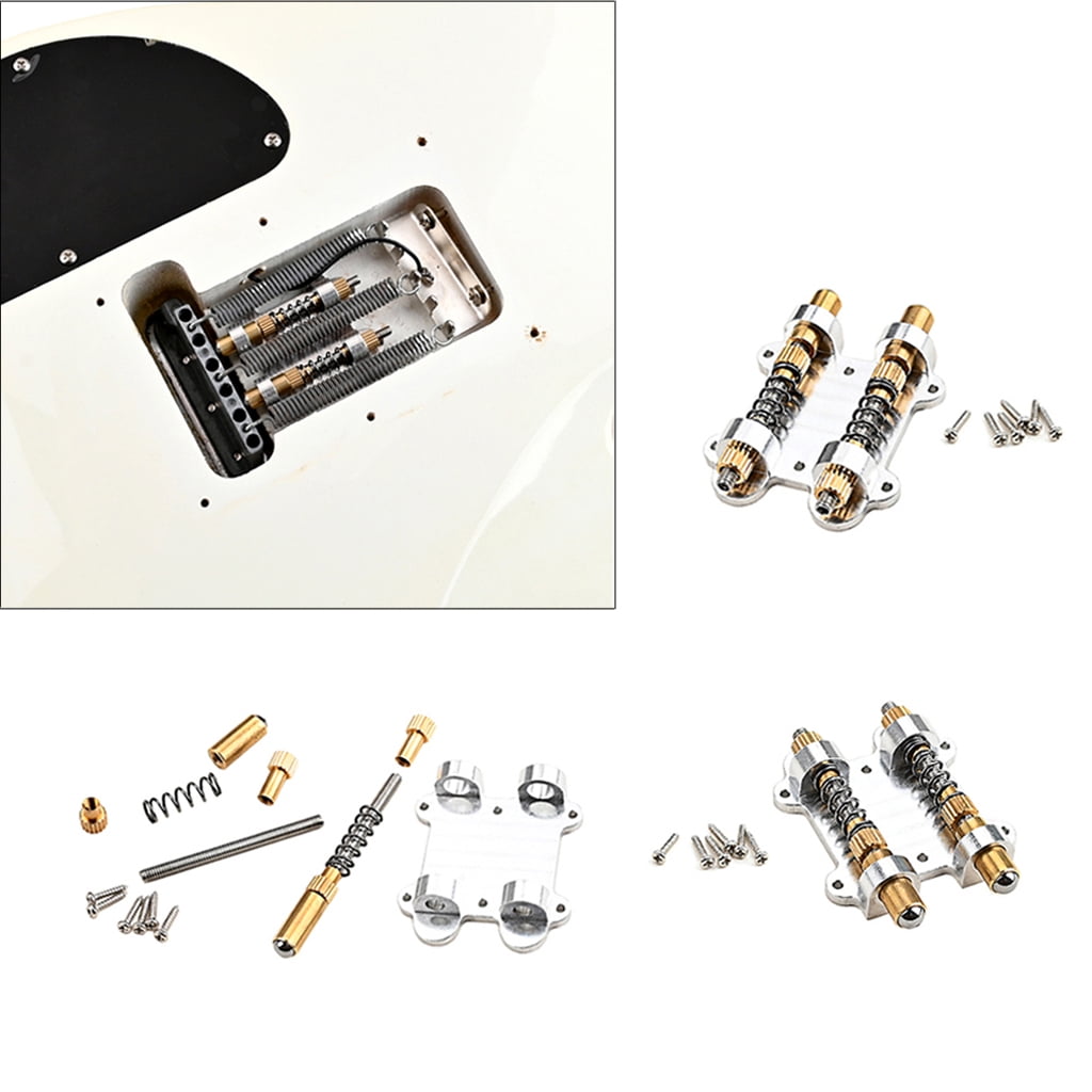 Brass Double Tremolo Bridge Stabilizer Stopper System for Electric Guitar TAPDRA Spare Part