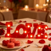 CREATITOY 1 Set Letter String Lights - Party Decor LED Lights, Atmosphere Lighting