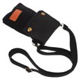 thumbnail image 5 of WEUVEB Crossbody Phone Purse Minimalist Fabric Design Black Canvas 1Set for Women on the Go, 5 of 8