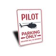 thumbnail image 3 of Pilot Parking Novelty Decor, Metal Wall Sign - 10x14 Inches, 3 of 4
